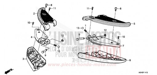 PILLION STEP NSS300AD de 2013